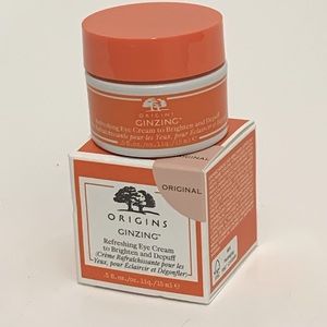 Origins Ginzing Vitamin C & Niacinamide Eye Cream to Brighten & Depuff .5 fl oz